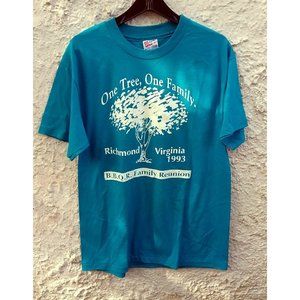 1993 VINTAGE Richmond Virginia Family Reunion t shirt BBQR Large